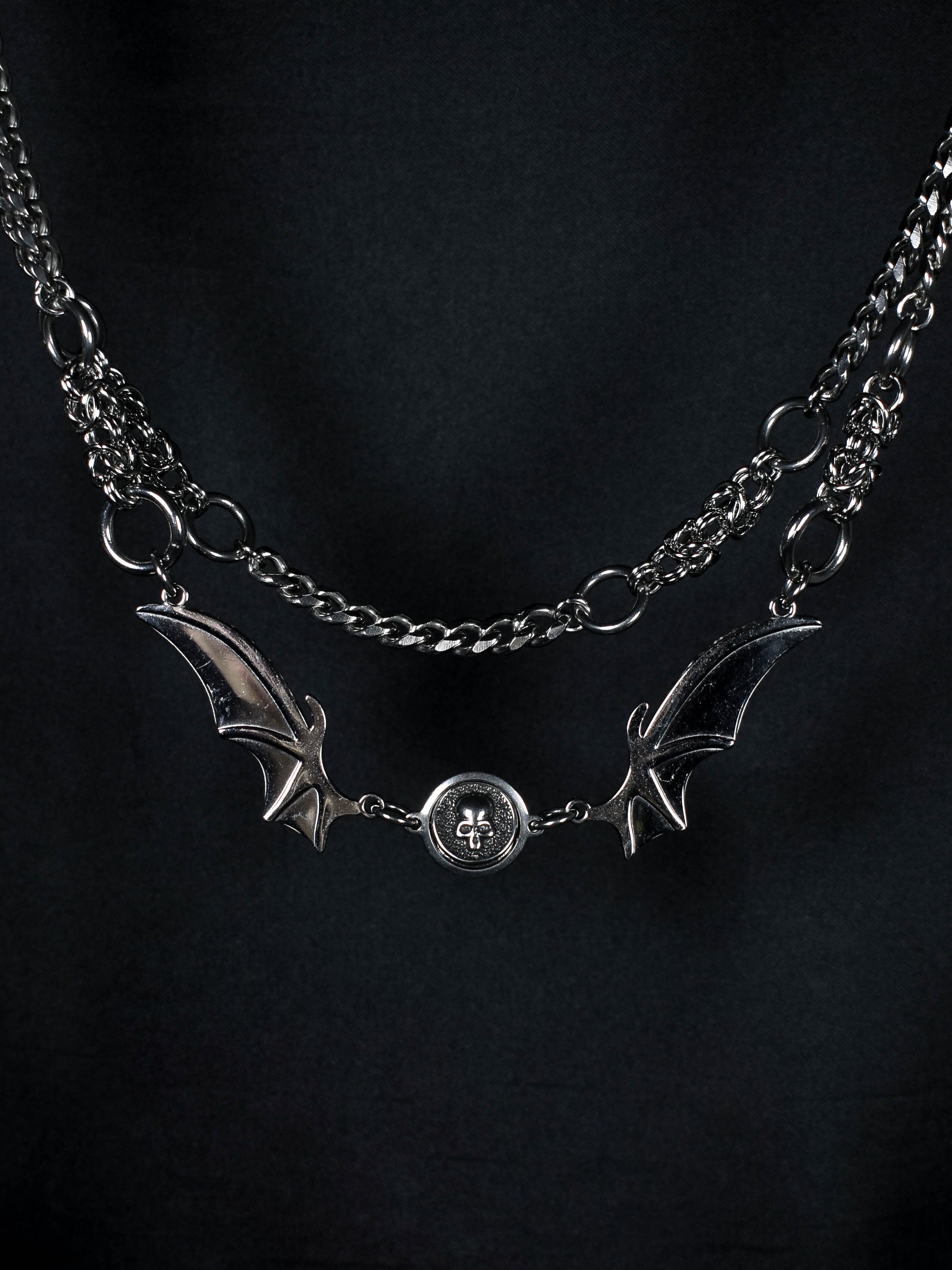 Oblivion Waist Chain | steel silver goth grunge chainmail belly 